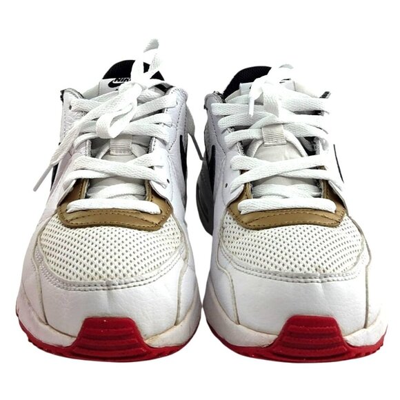 Nike Air Max Excee White Black Red University Platinum Athletic Shoes 7.5 - Picture 2 of 8
